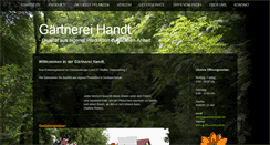 Desktop Screenshot of gaertnerei-handt.de